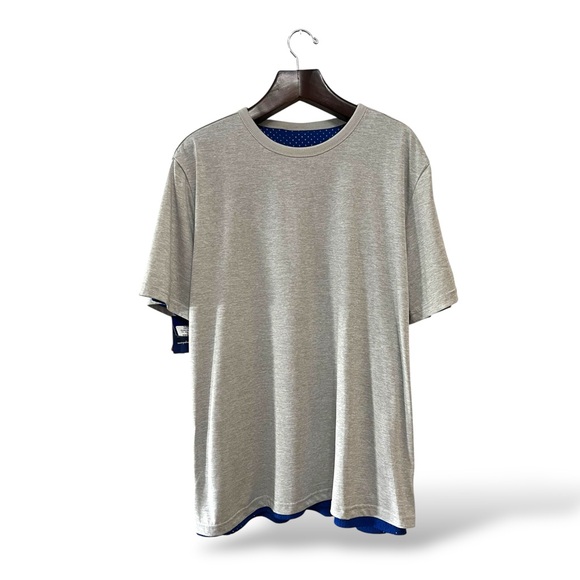 Champion Royal Blue Mesh Reversible T-Shirt, XL